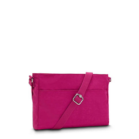 Kipling New Angie Fashion Crossbody Bags Pink Fuchsia | CA 1191EB